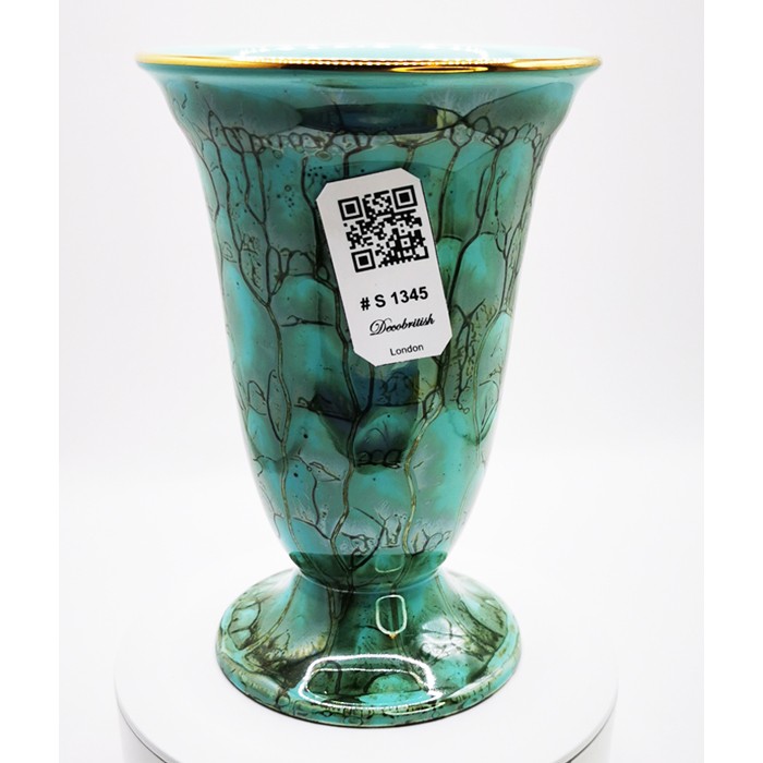 Holland Turquoise Porcelain Vase - Elegant and Timeless Decorative Piece