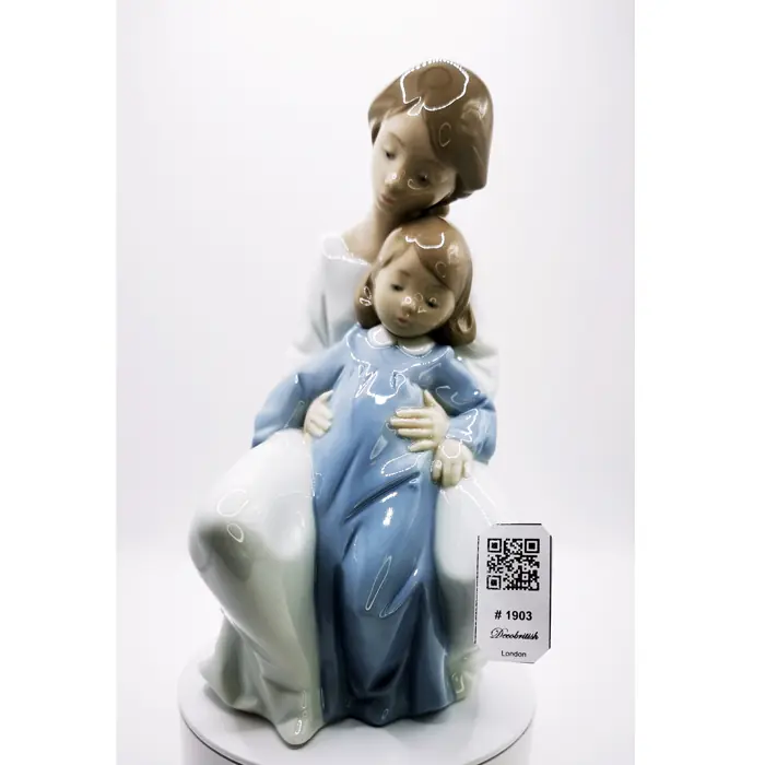 ★LLADRO★NAO★ねぇ、遊ぼうよ！③(美品) LLADRO NAO “A Moment With Mommy” Figurine