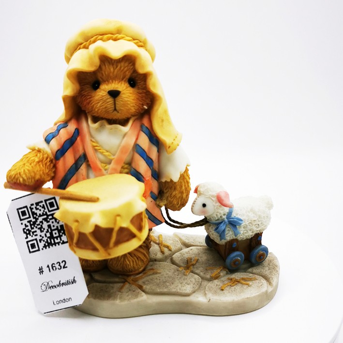 Cherished Teddies Ethan – Drum-Playing Cute Teddy Bear (Boxed)