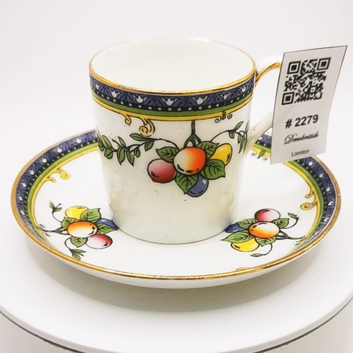 Bishop & Stonier Fruit Pattern Coffee Cup