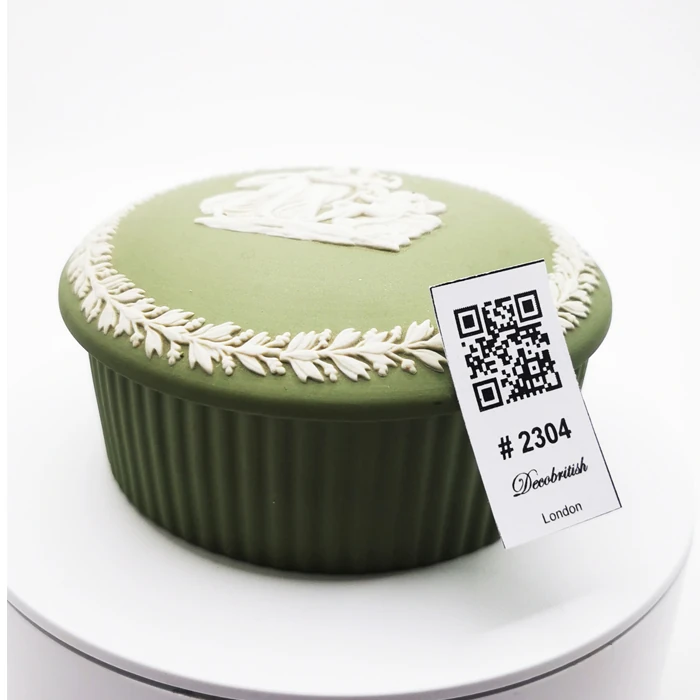 Wedgwood Yeşil Yuvarlak Bonboniyer