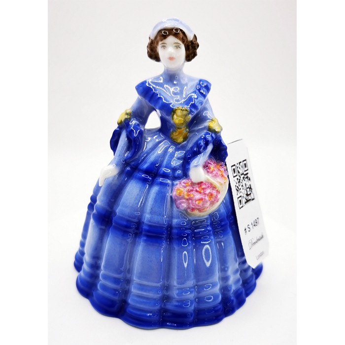 Coalport Autumn Time Figurine - Vintage Porcelain Figurine