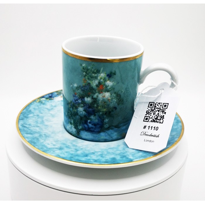 Goebel "Fleur de Printemps" Coffee Cup – Add Elegance to Your Table with Its Delicate Floral Design