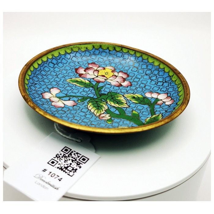 Cloisonné Blue Plate - A Design Where Aesthetics and Elegance Meet