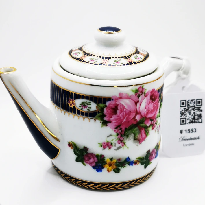 Porcelain Art Minyatür Koleksiyonluk Çaydanlık - El İşçiliğiyle Yaratılan Benzersiz Zarafet, Koleksiyonunuzun İncisi