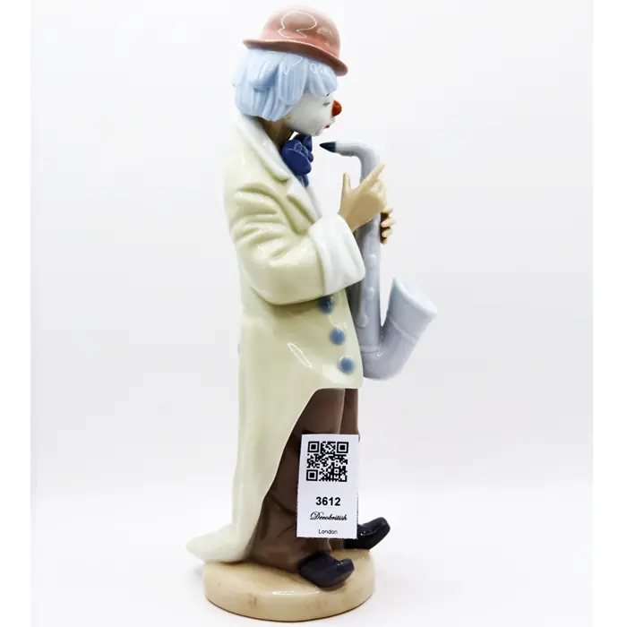 Lladro “Sad Sax Clown” Figurine, Model 5471 – Designed by