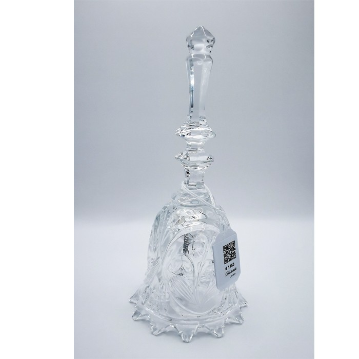 White Crystal Decorative Bell – The Meeting of Purity and Elegance