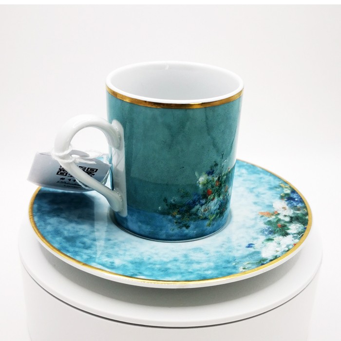 Goebel "Fleur de Printemps" Coffee Cup – Add Elegance to Your Table with Its Delicate Floral Design