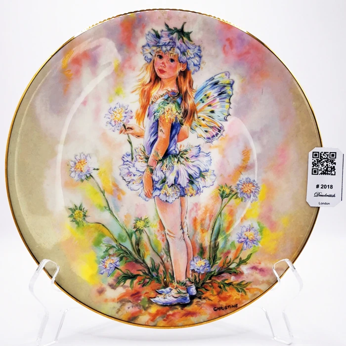 Crisalis Collectables Summer Flower Faerie Duvar Tabağı