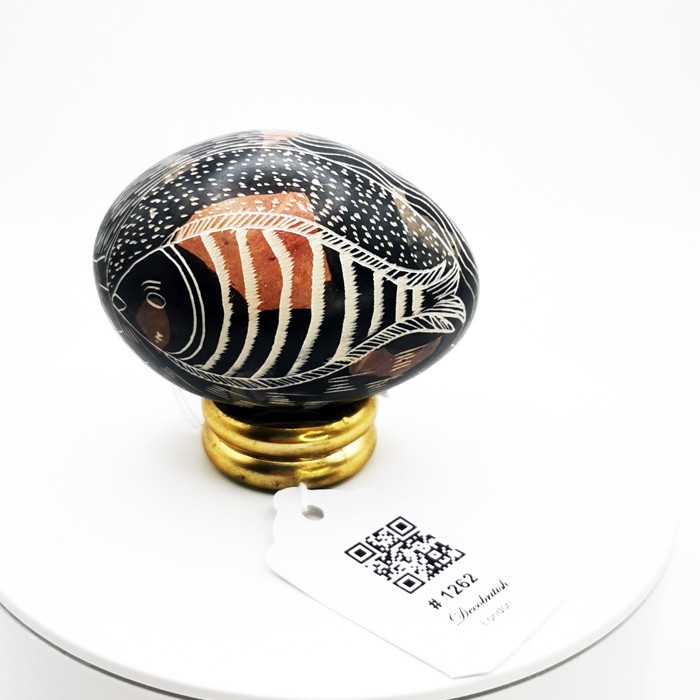 Franklin Mint African Pattern Egg – Handmade Collectible Piece