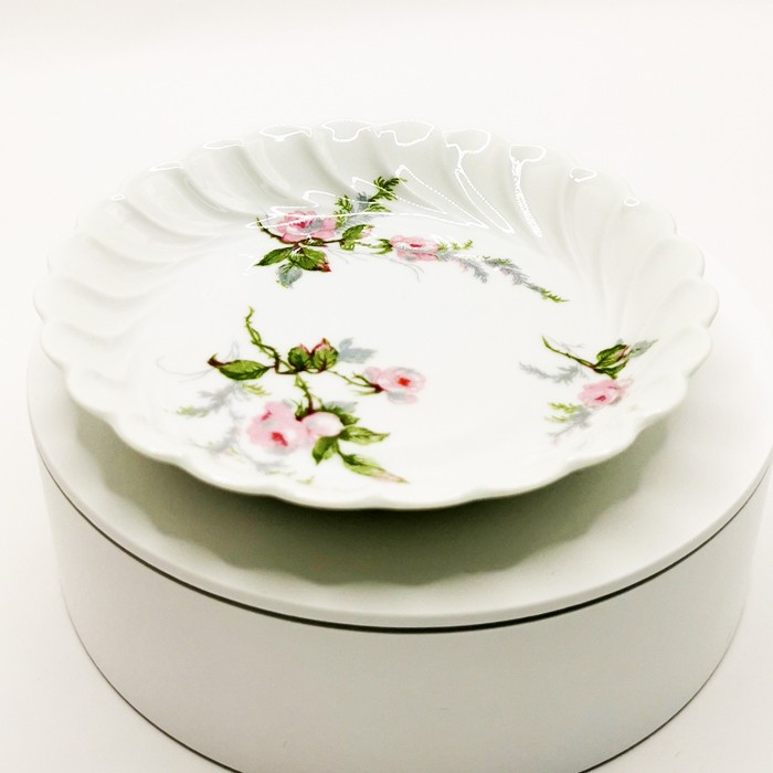 Limoges Porselen Lokumluk Tabak - 11 cm Çapında Zarif Fransız Tasarımı