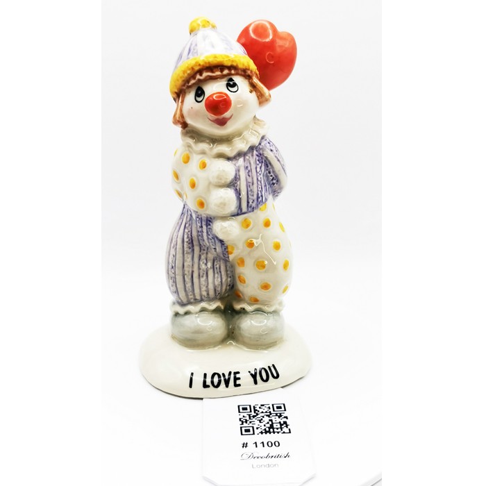 Beswick "clown - I Love You" Figurine - A Cheerful Symbol of Love and Affection