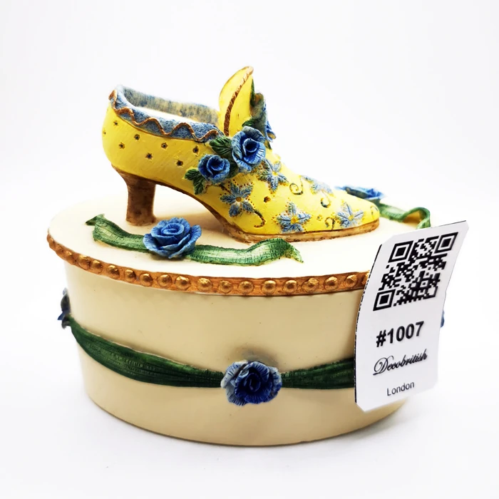 Willow Hall Shoe Trinket Box Victorian Shoes Collection