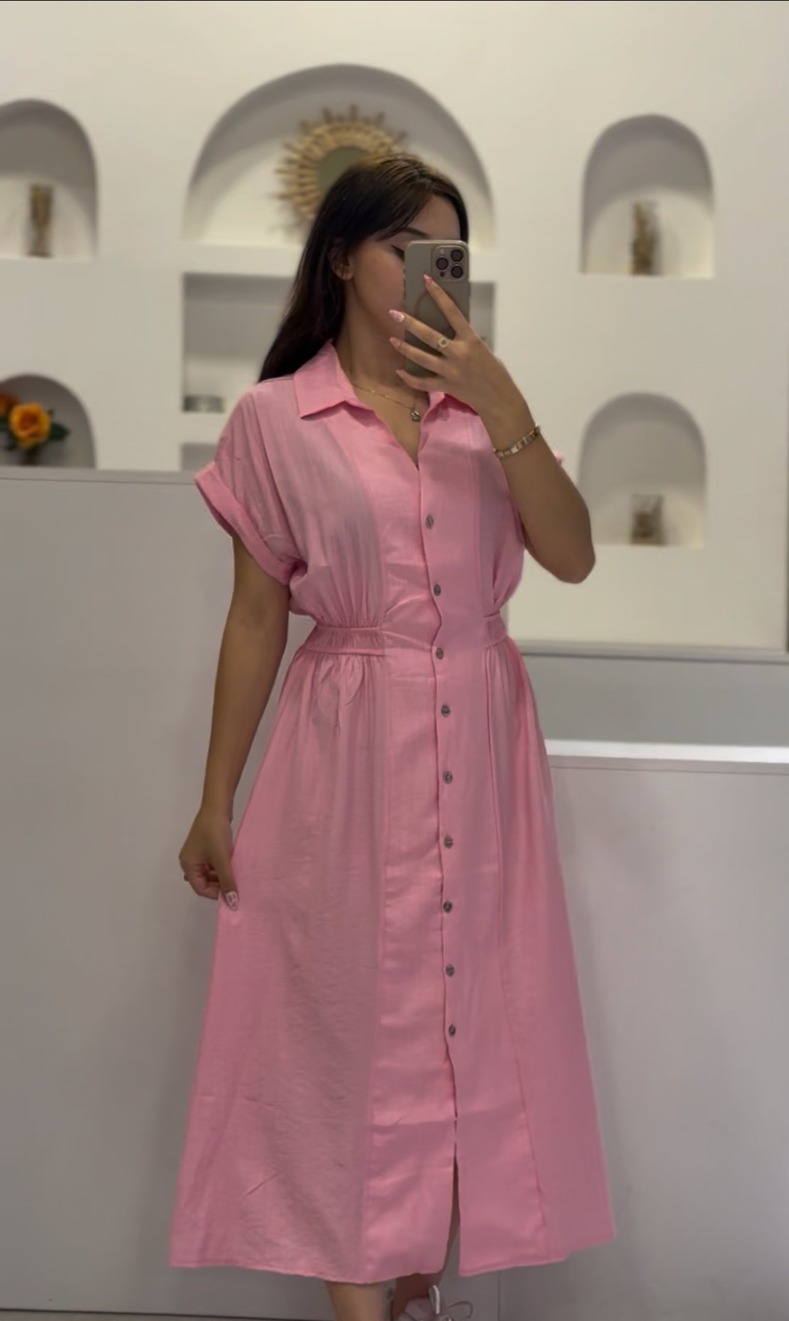 Pembe Elbise
