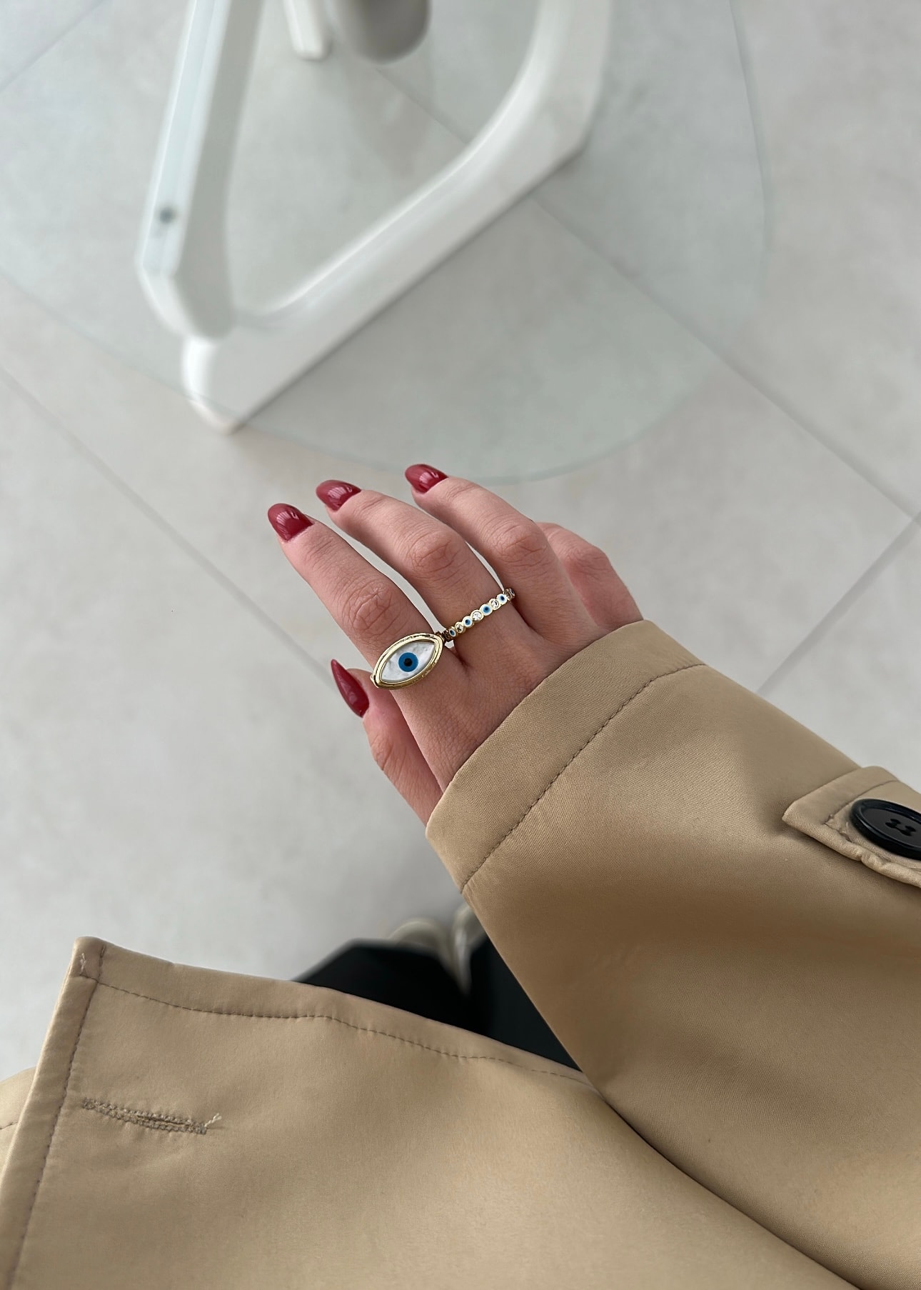 Göz detaylı yüzük 1