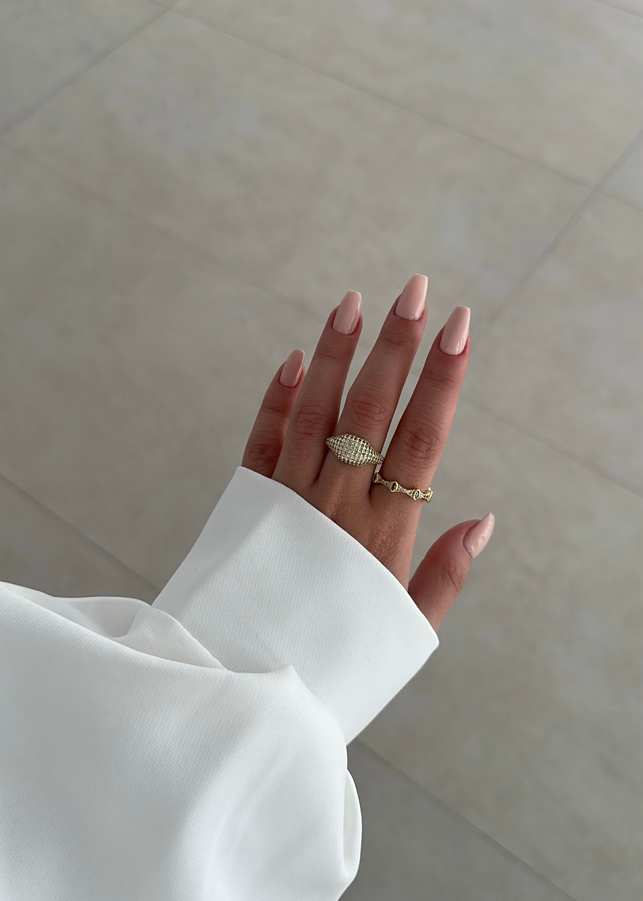 Taş detaylı ince yüzük 1