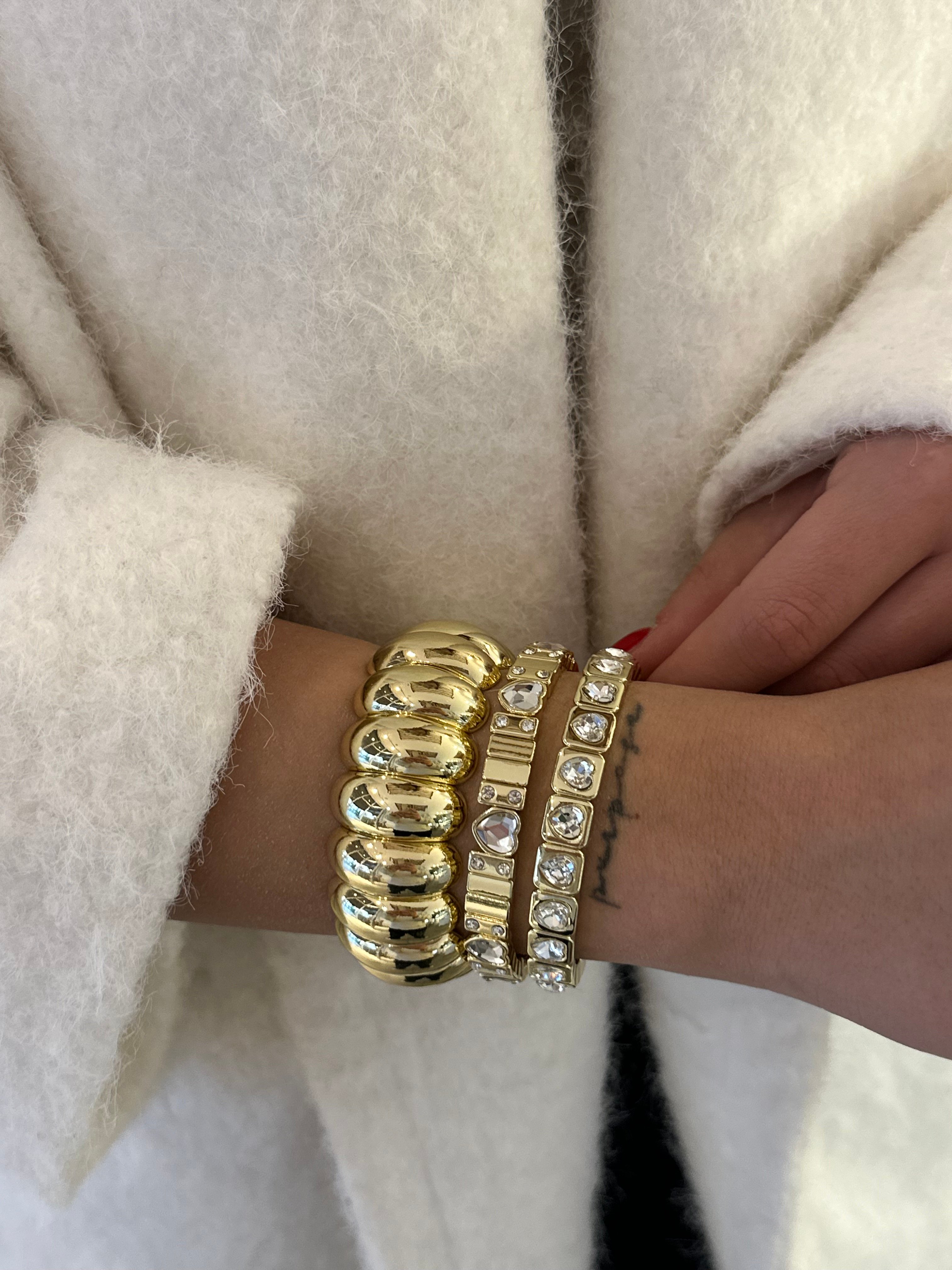Gold lastikli özel seri bileklik 