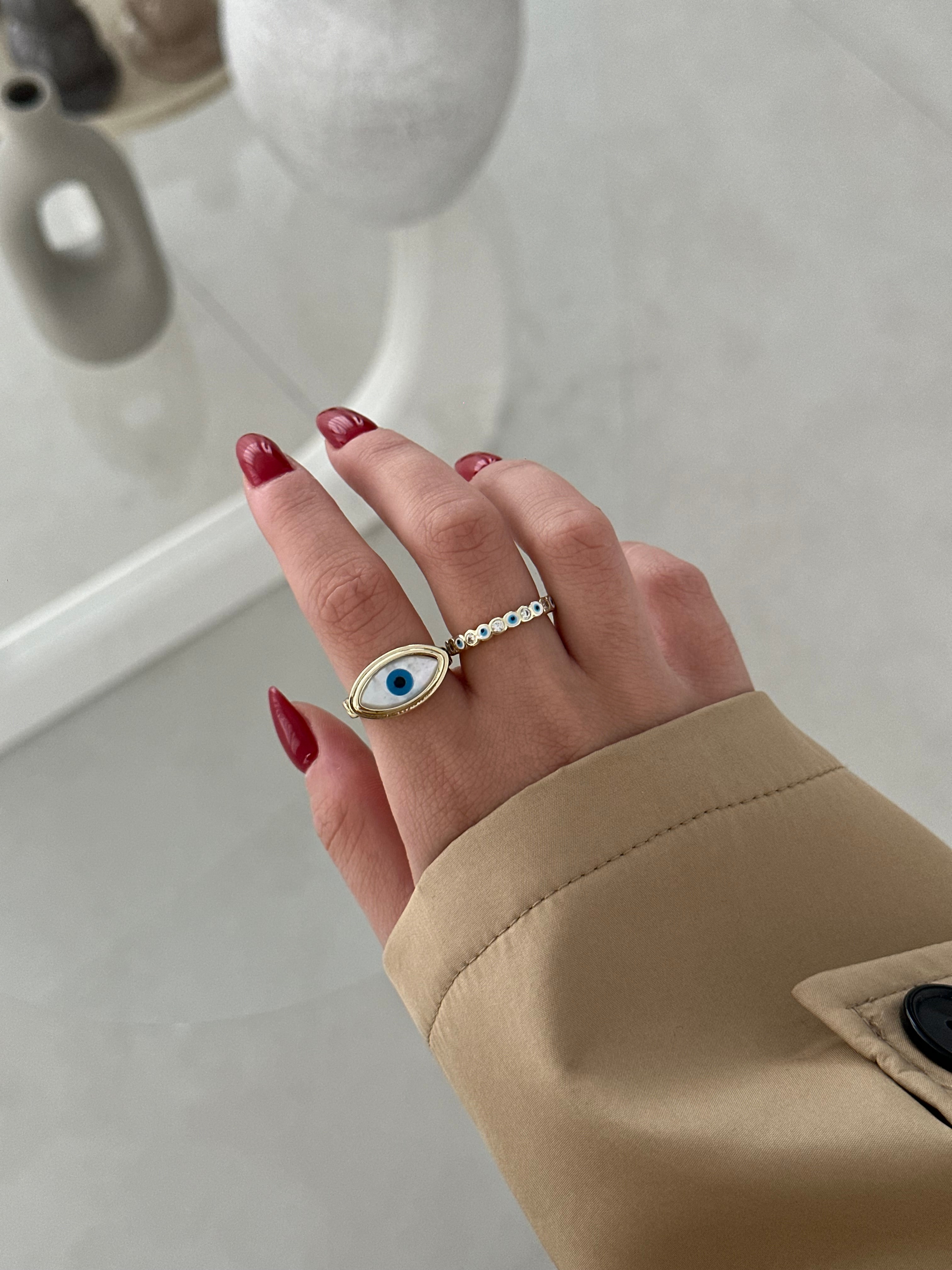 Göz detaylı yüzük 1