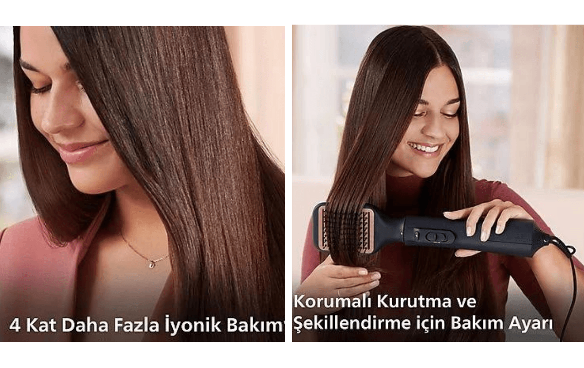 Hava Üflemeli Saç Şekillendirici - Philips BHA530/00 Air Styler 5000 1000 W