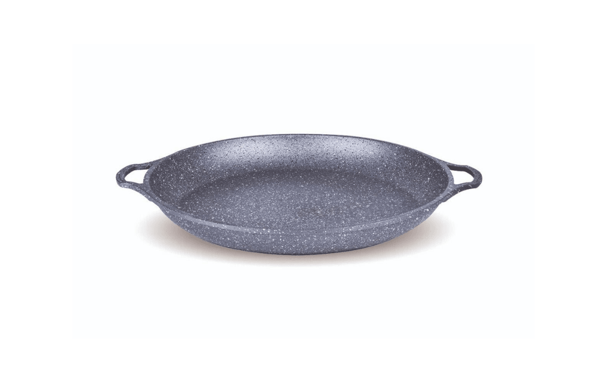 Döküm Gözleme Tavası Çift Kulp 36 cm - FMS G3021 Gri