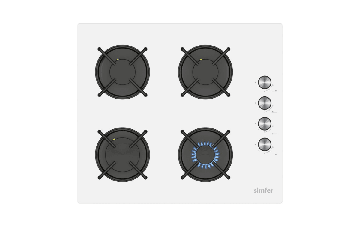 Simfer 3048 Beyaz Ankastre Ocak