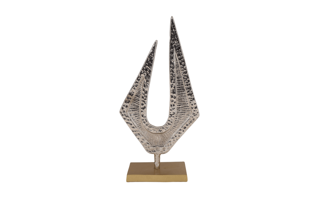 Hanzade Konsept Metal Mızrak Silver Dekor 9*20*39 Cm
