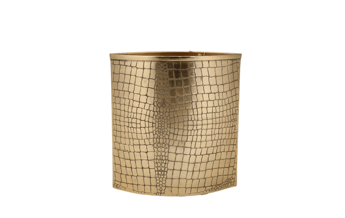 Hanzade Konsept Metal Krokodil Vazo 10x23x26 Cm - AK.IV0269