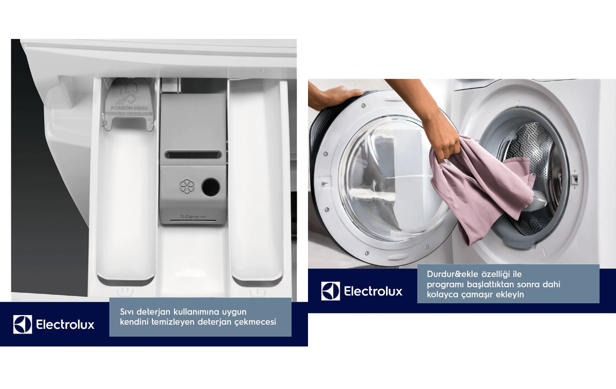 Electrolux Ew6F3494T Çamaşır Makinesi 9 Kg 1400 Dk./Dev.