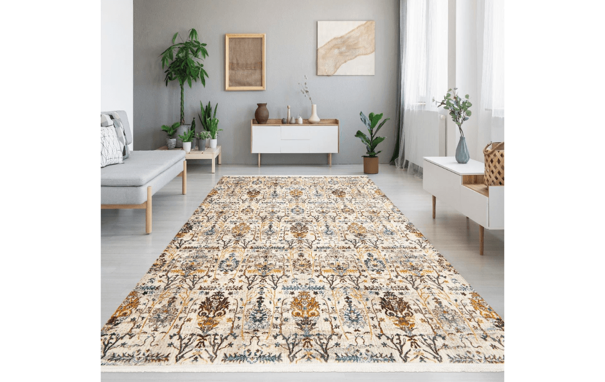 Crea 7/25 Saçaklı Düz Makine Halısı 200x290 Cm