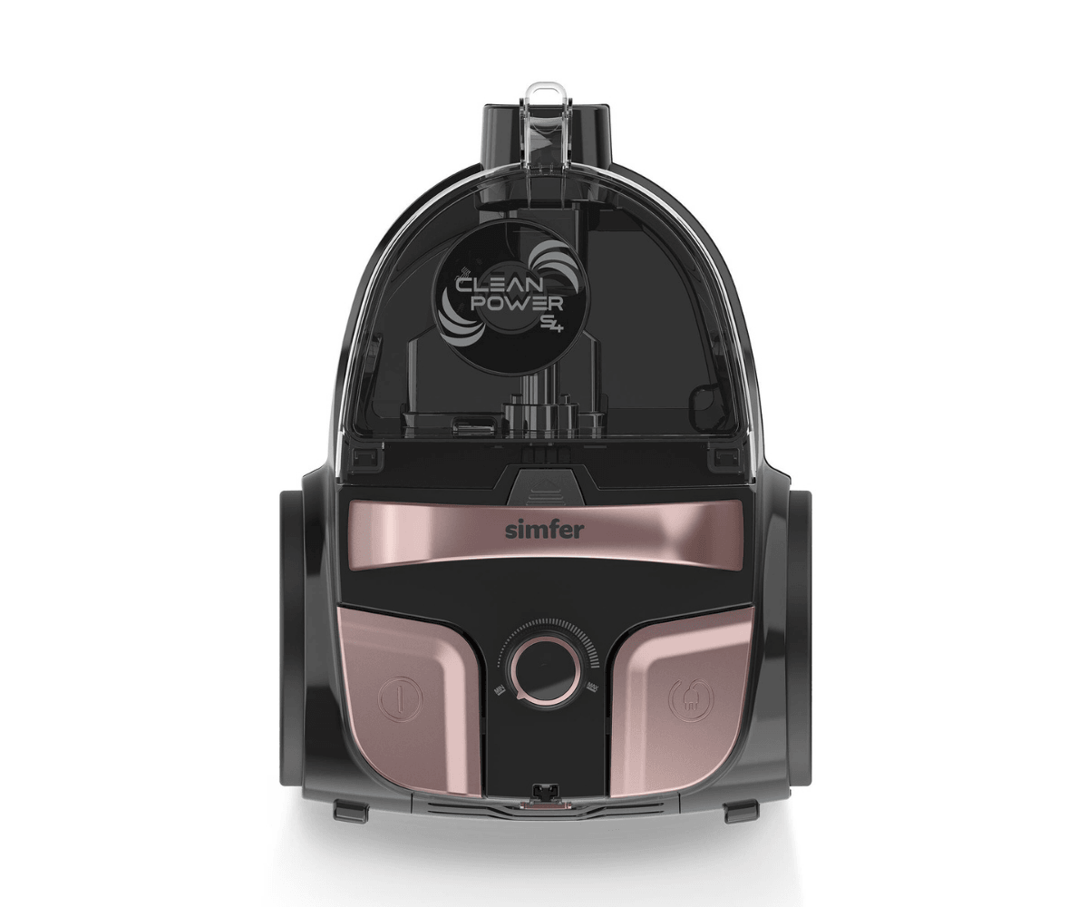 Toz Torbasız Rosegold Elektrikli Süpürge - Simfer SK6301 800W