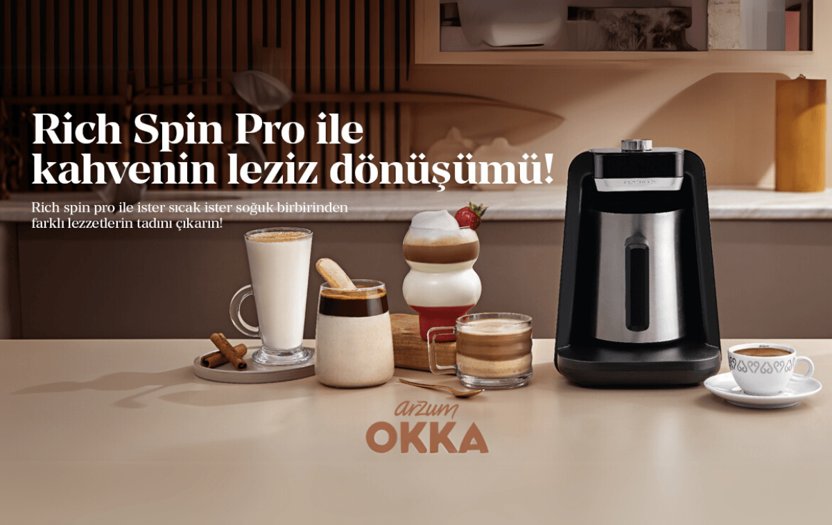 Arzum Okka Rich Spin Pro OK0020 Türk Kahve Makinesi