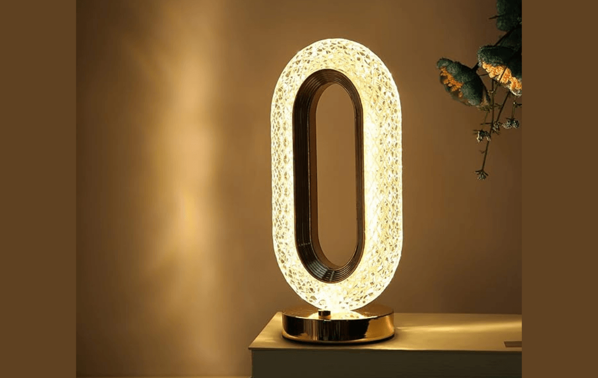 Hanzade Dekor Kristal Led Masa Lambası