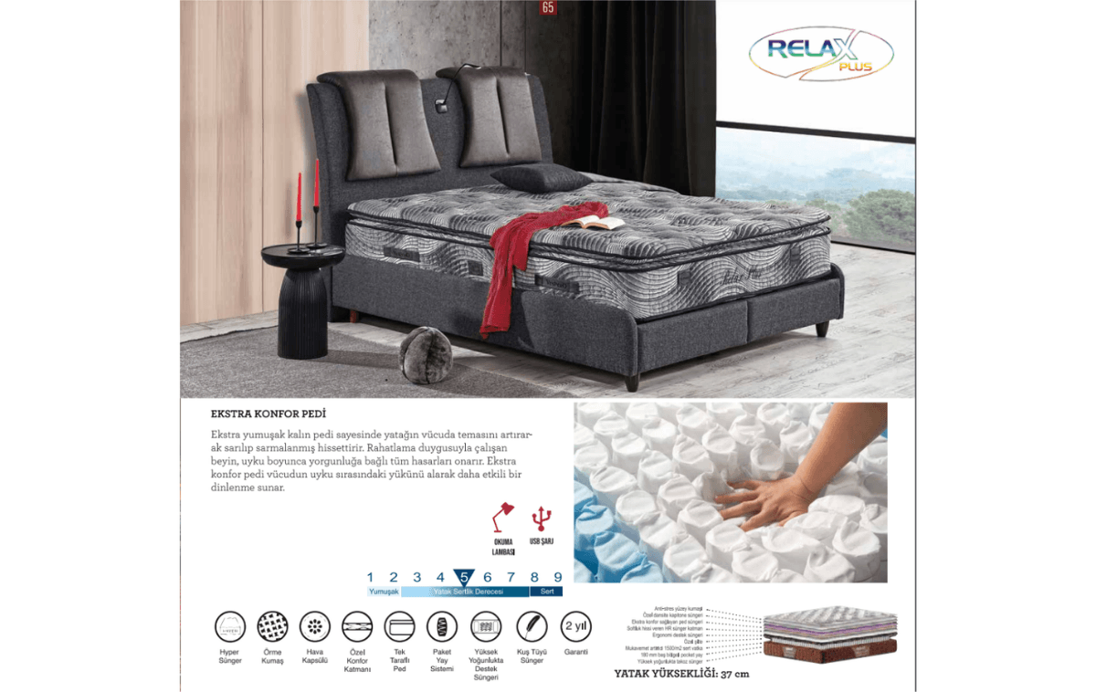 Vespero Relax Plus Yatak 150*200