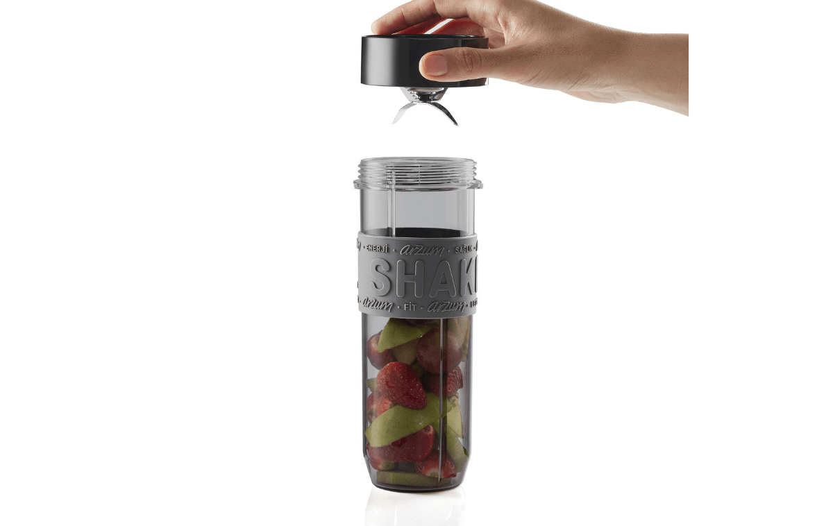 Kişisel Sürahi Blender Kırmızı - Arzum AR1174 Shake'N Take Neo Maxi 