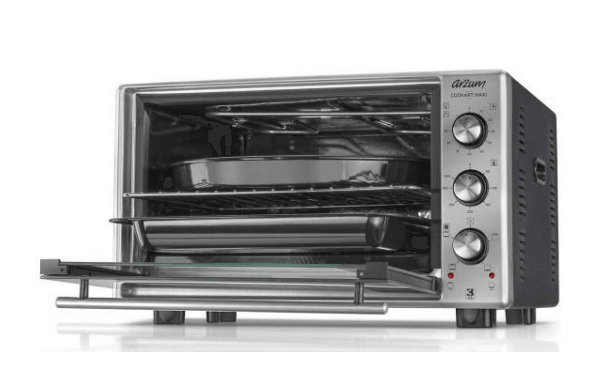 Cookart Maxi Çift Camlı Fırın 50 lt Inox Ar2002