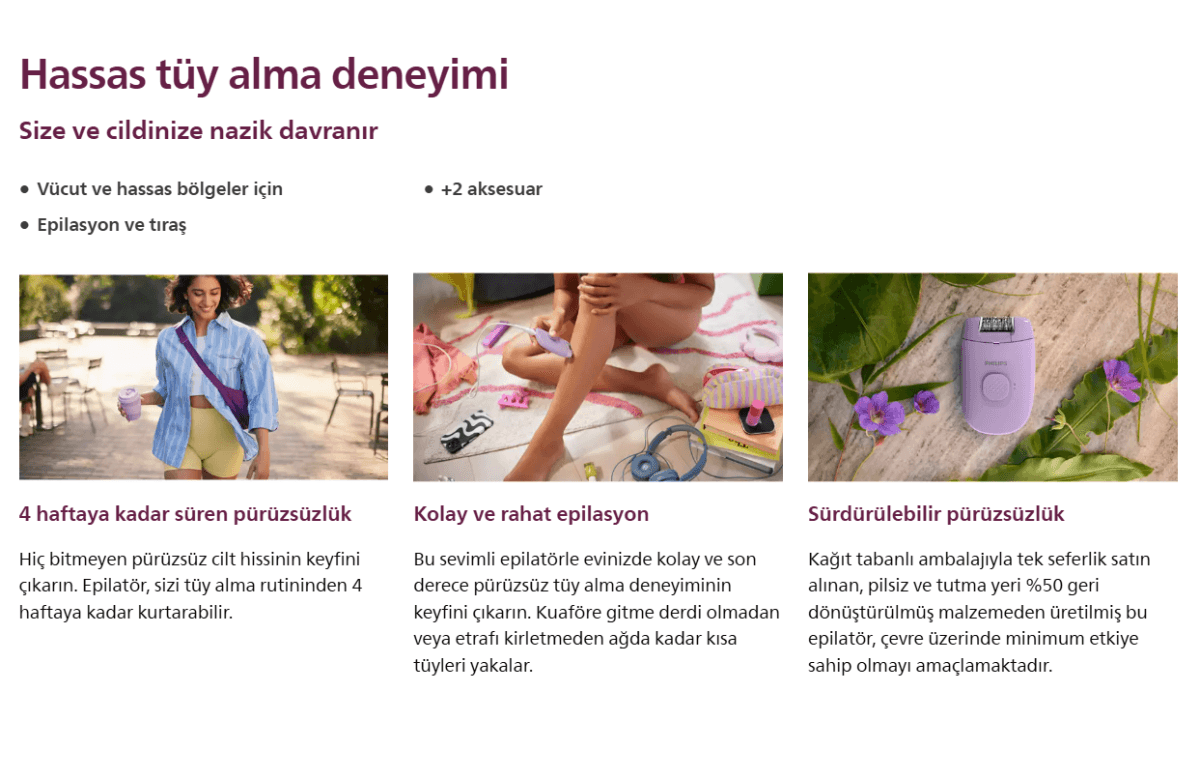 Epilasyon Aleti - Philips Bre237/05 