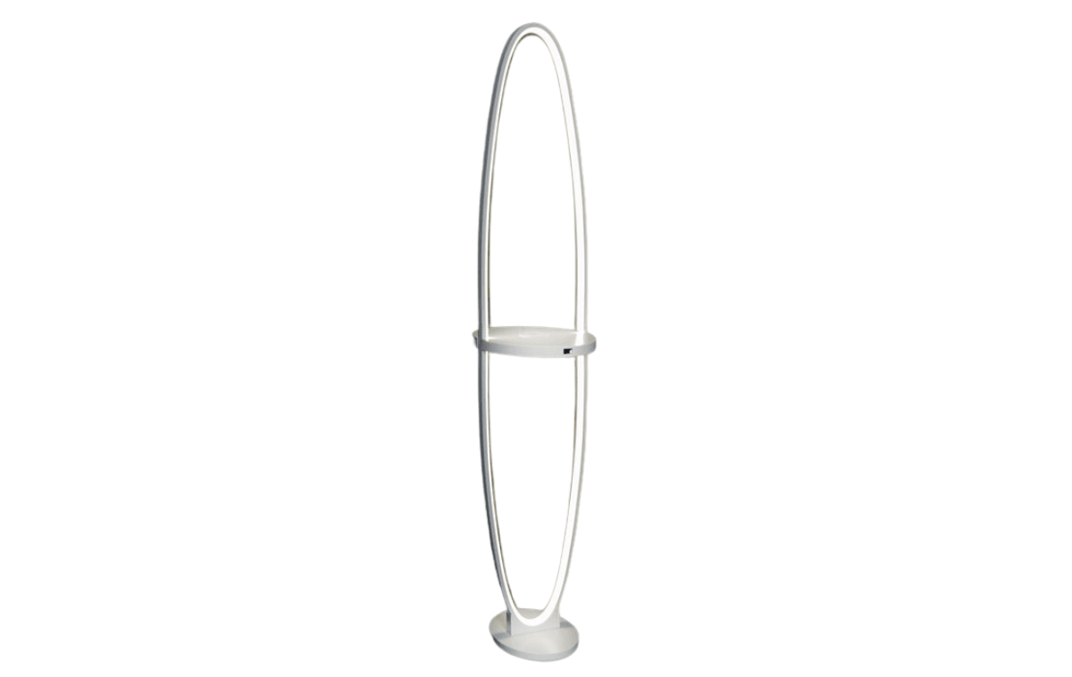 Hanzade Konsept Ledli Metal Lambader Beyaz - AY.VTFL-0028