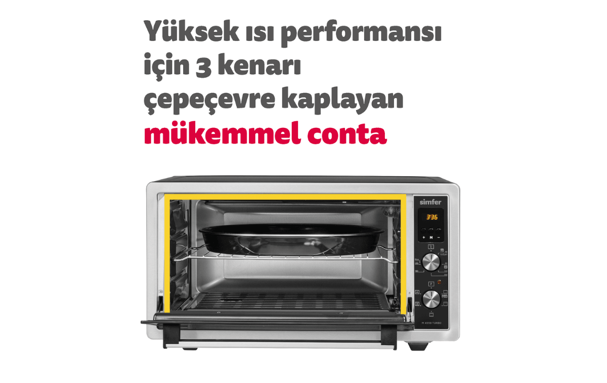 Midi Fırın 45 Lt İnox - Simfer 4559 