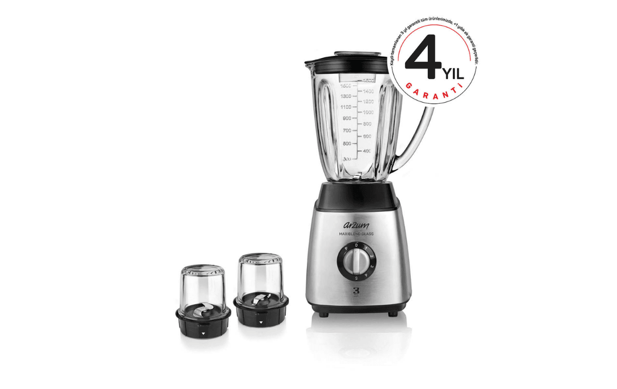 Arzum Ar1056 Maxıblend Glass Sürahi Blender Paslanmaz Çelik