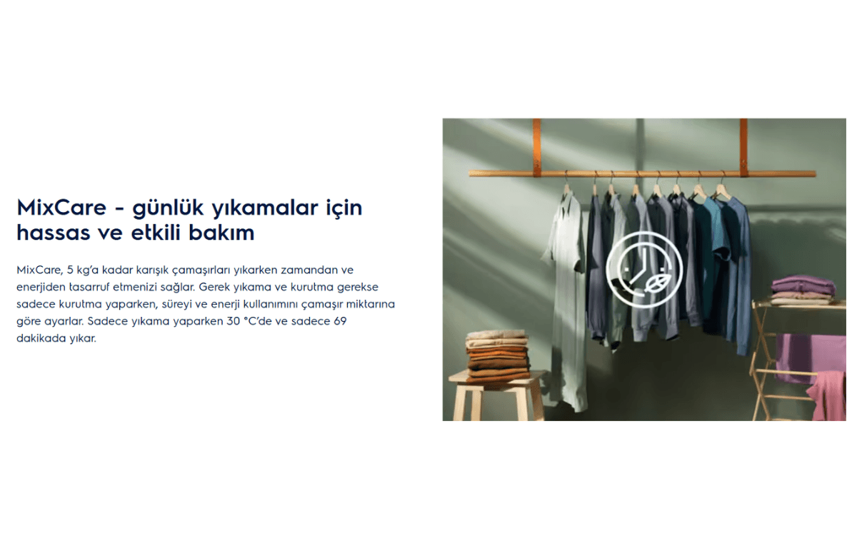 Electrolux Ew7Wo349St 1600 Devir 9 Kg / 5 Kg Kurutmalı Çamaşır Makinesi