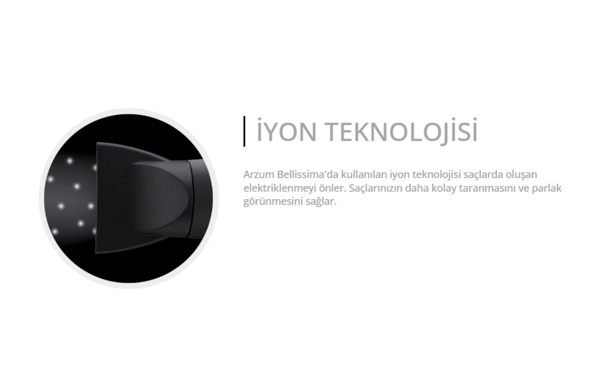 İyonlu Saç Kurutma Makinesi - Arzum AR5003 Profesyonel 2200W