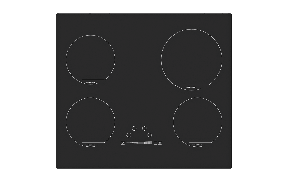 Simfer 3941 4 Gözü Elektrikli İndüksiyon Cam Ankastre Ocak, 60 cm, Siyah
