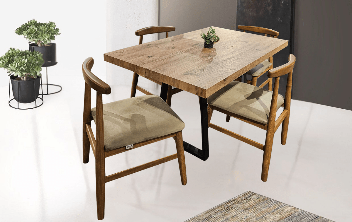 Vrl Natura Masa Pico Sandalye (4s+1m) Takım