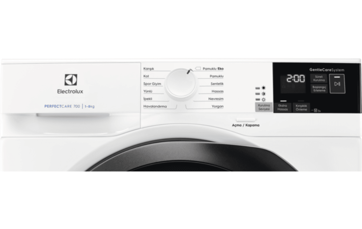 Çamaşır Kurutma Makinesi 8 kg - Electrolux EW7H458ST PerfectCare 700
