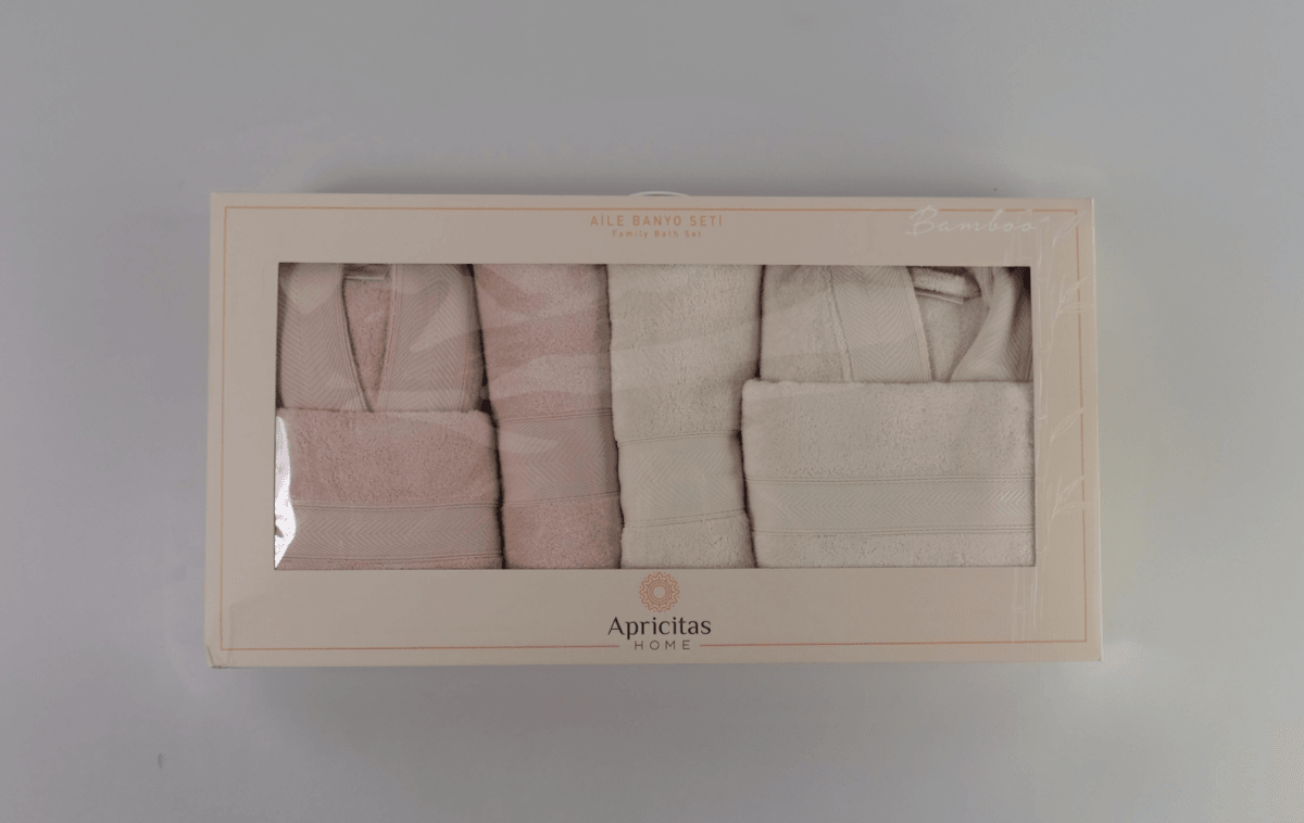 Aprıcıtas Bambu Aıle Setı Blush-Ekru