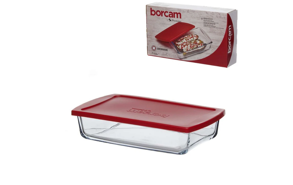 Pasabahce Tegame Borcam in vetro resistente al calore con