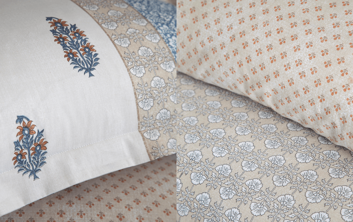 Apricitas Hazel Çift Kişilik Komple Set Indigo