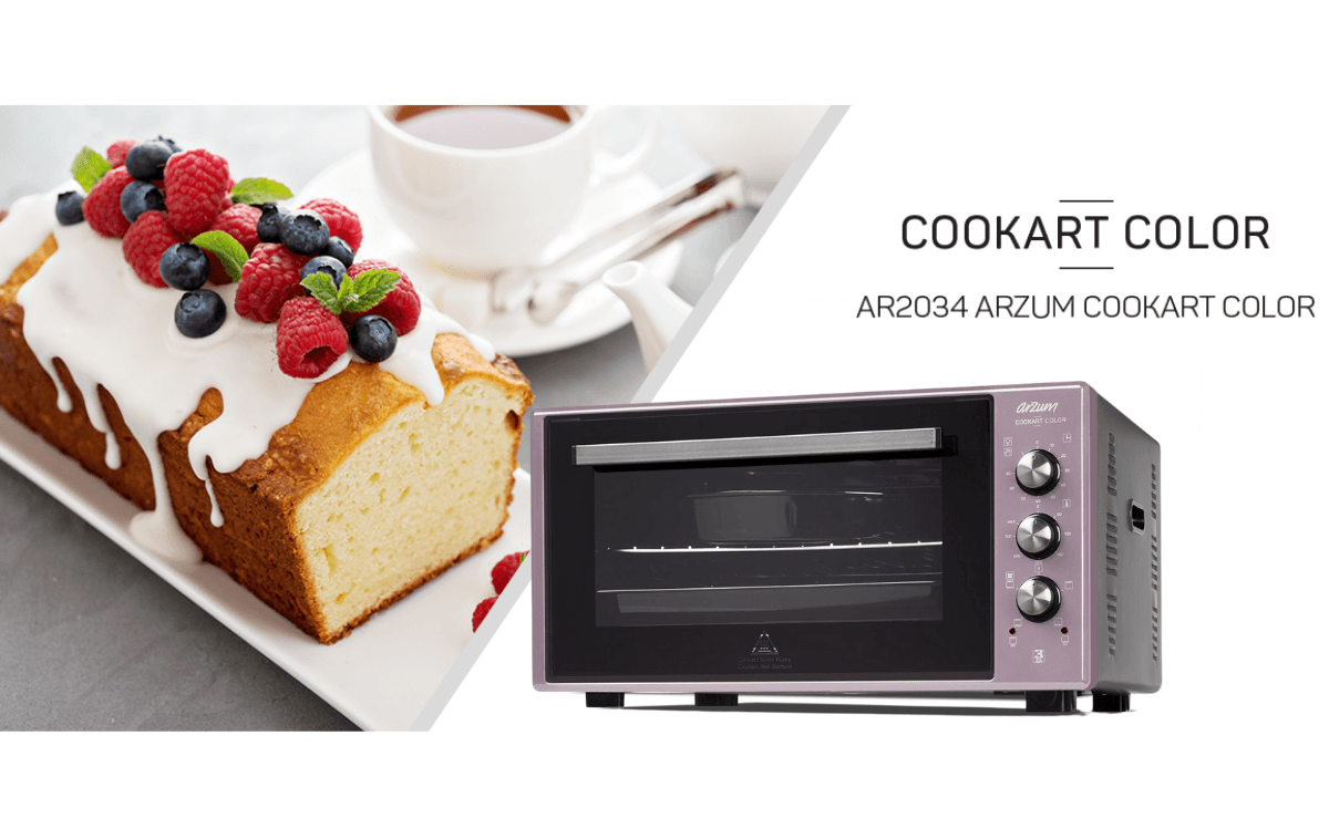 AR2034D Cookart Color 50 LT Çift Camlı Fırın Dreamline