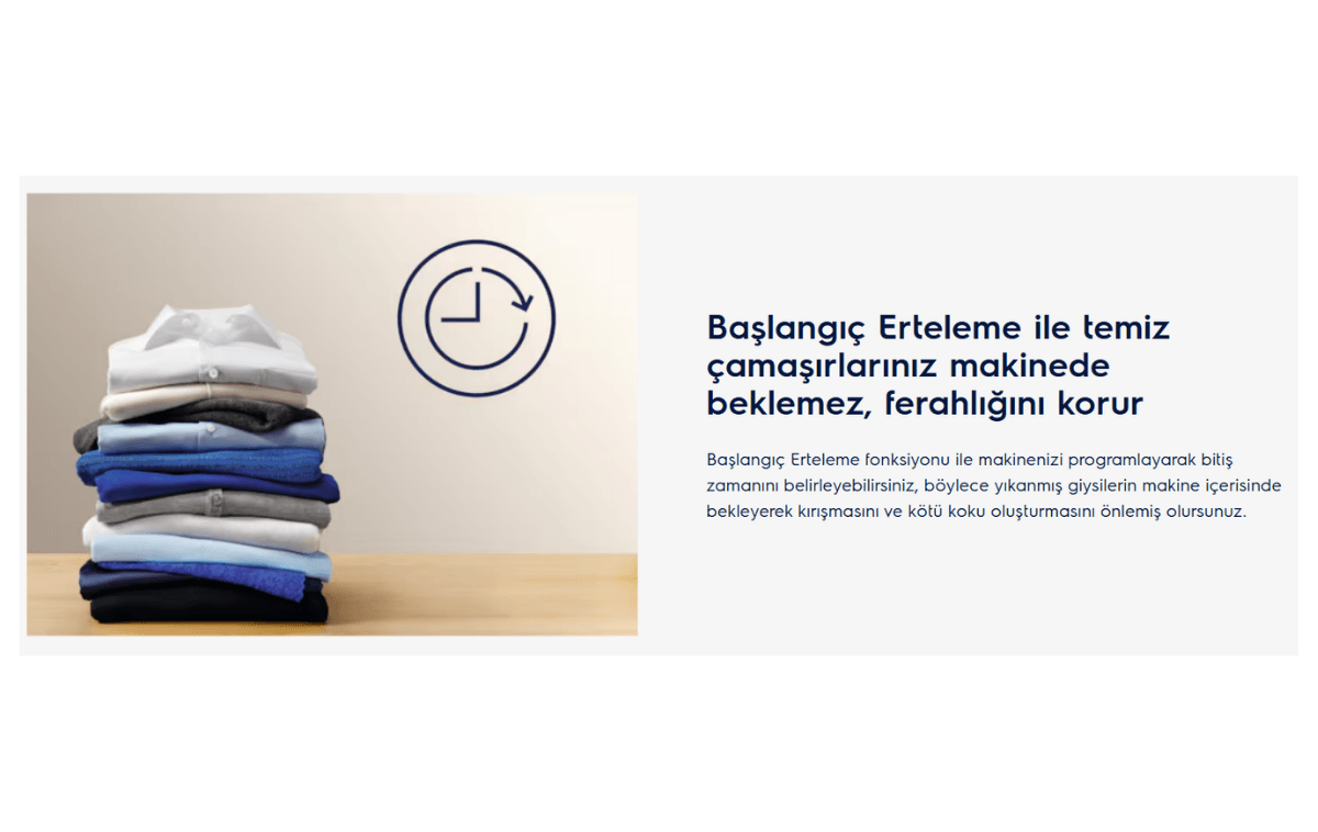 Electrolux Ew6Fn421Bt 10 Kg Çamaşır Makinesi