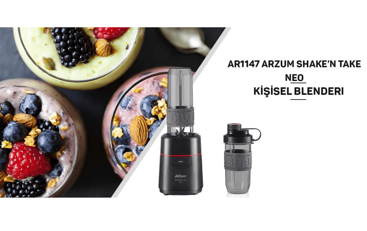 Arzum Ar1147 Shake'N Take Neo Kişisel Blender